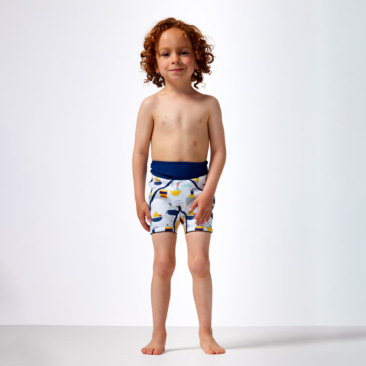 Splash About Jammers voor kinderen, Navy/Jade, 6-7 jaar