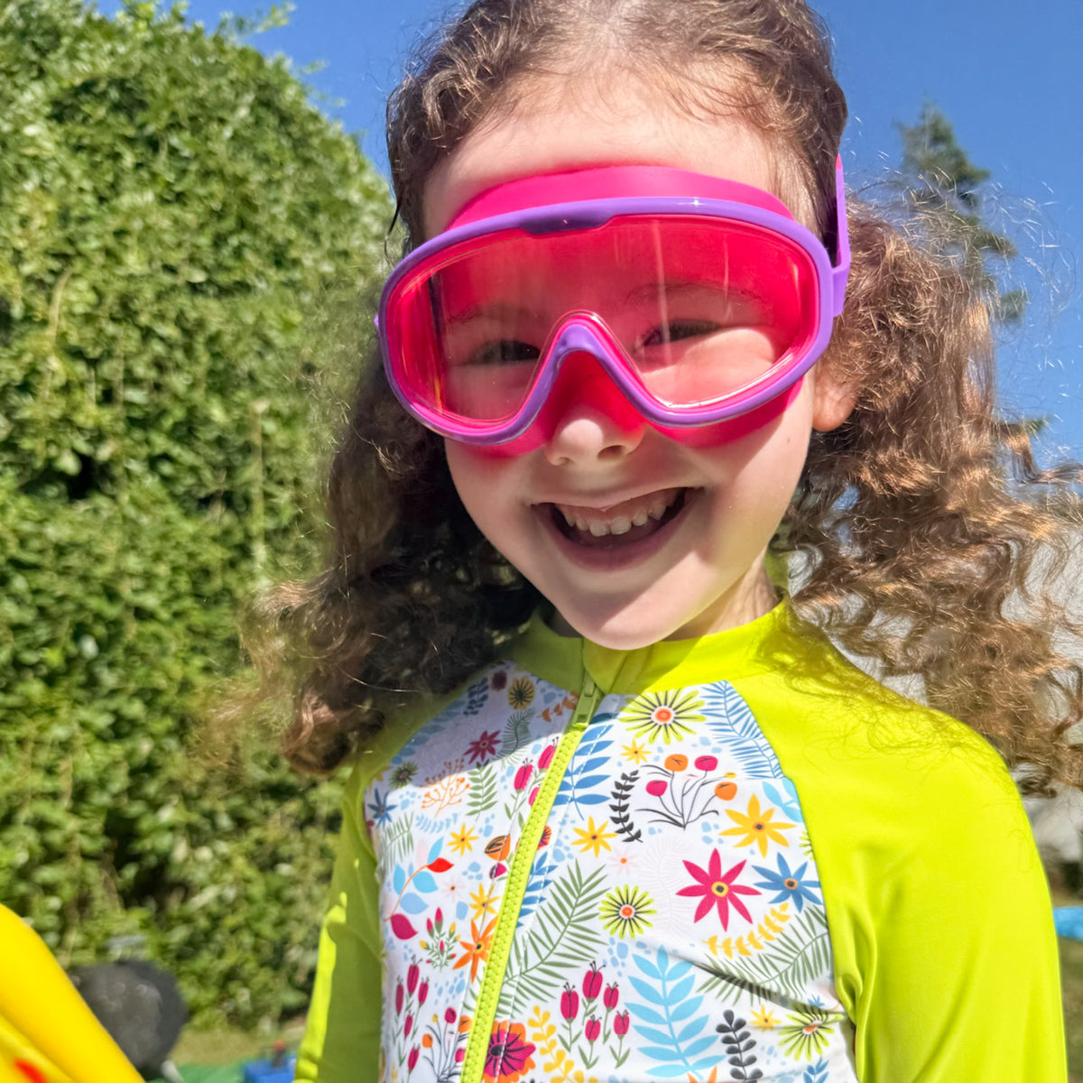 Junior Goggles Snapper Mask Pink/Purple 6-14 Years