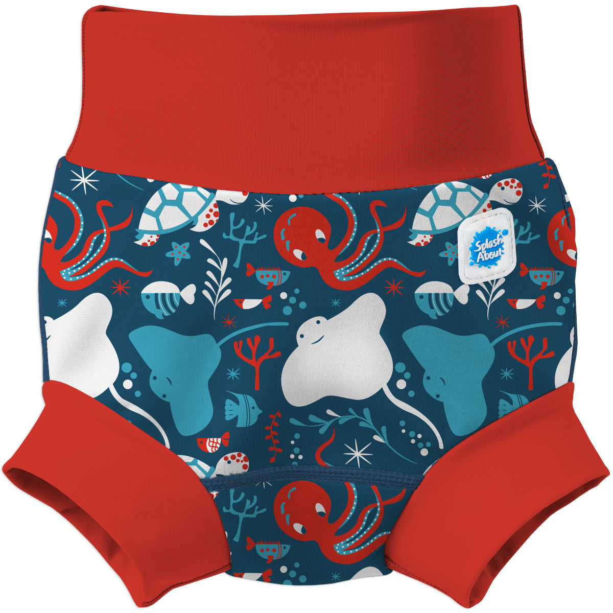 Happy Nappy Duo™ Under the Sea Red