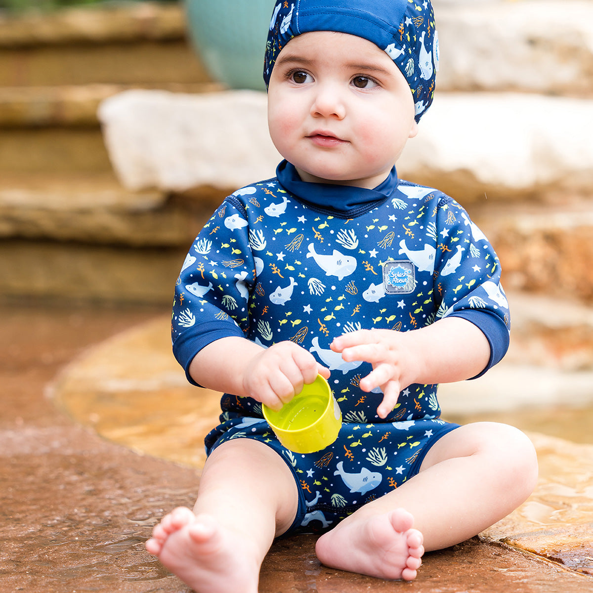 Happy Nappy™ Wetsuit Shark Reef