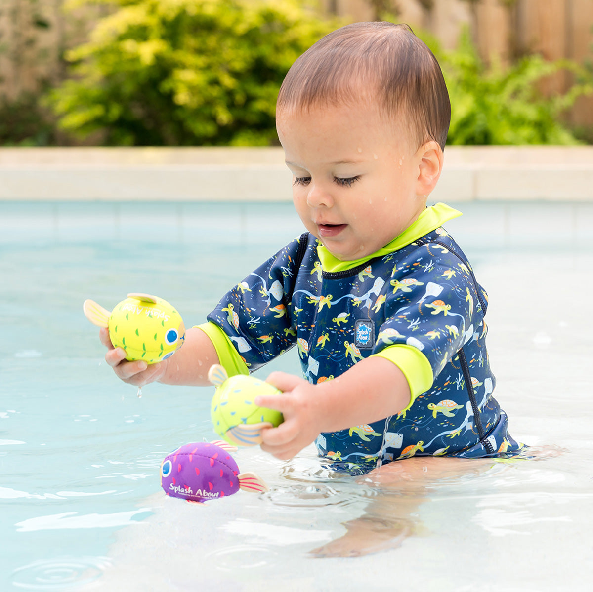 Happy Nappy™ Wetsuit Turtle Tide