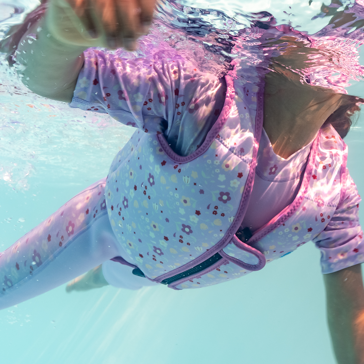 Go Splash Swim Vest Lilac Spring