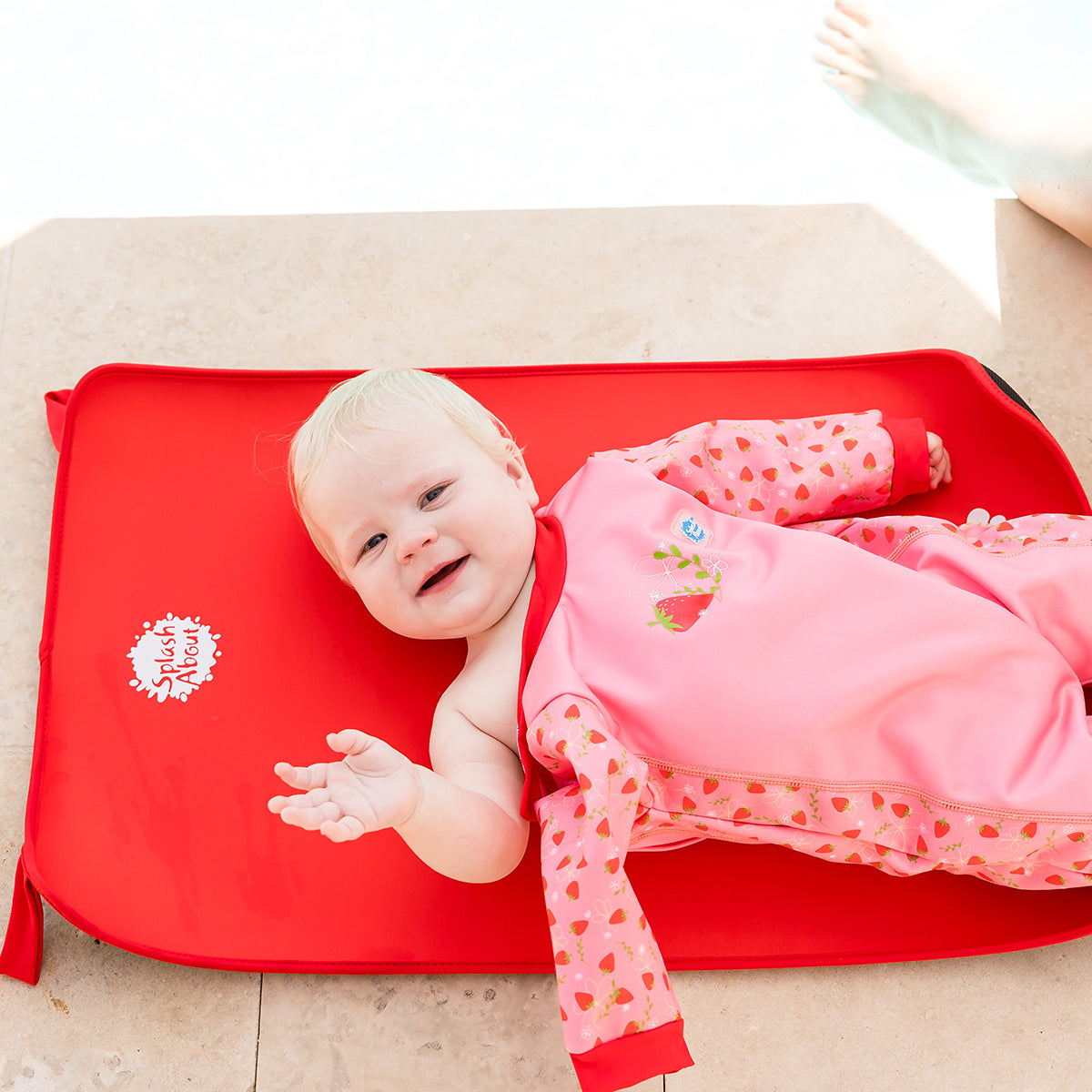 Changing Mat Red