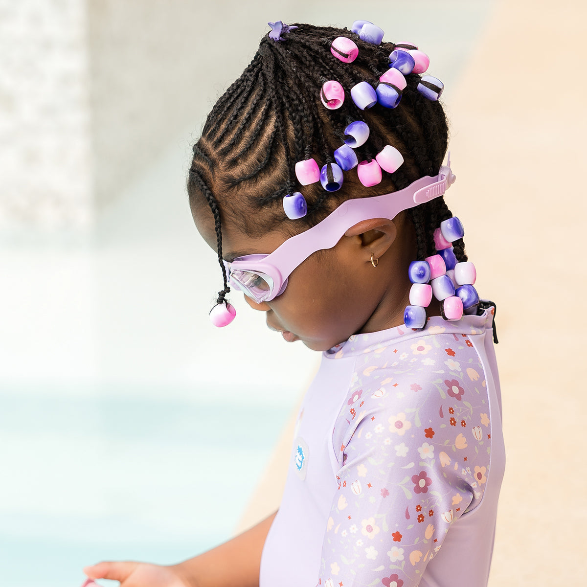 Infant Guppy Goggles Lilac  2-6 Years