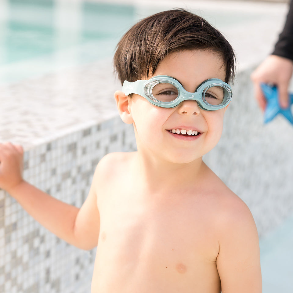goggles for 2 year olds Infant Guppy Goggles Pistachio | Kids Goggles 2-6 Years