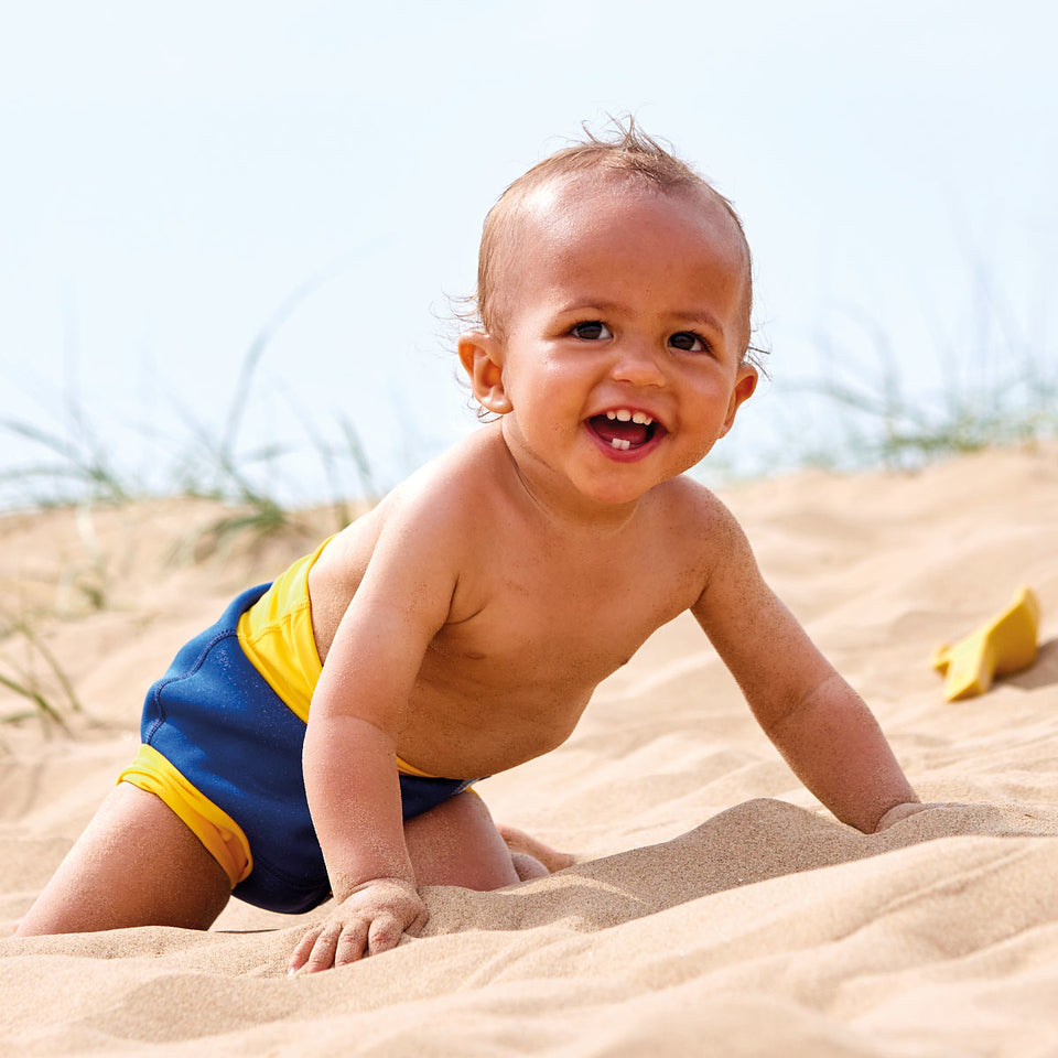 Happy Nappy™ Navy & Yellow