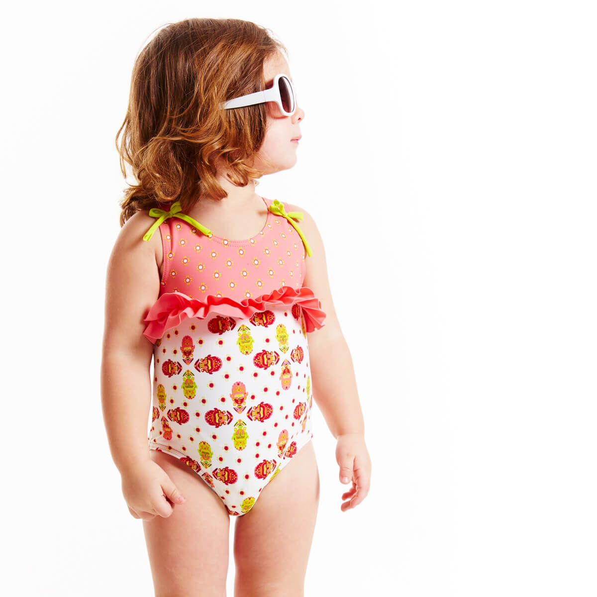 Ruffle Swimming Costume Kayla La