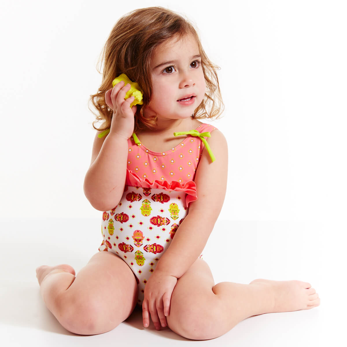 Ruffle Swimming Costume Kayla La