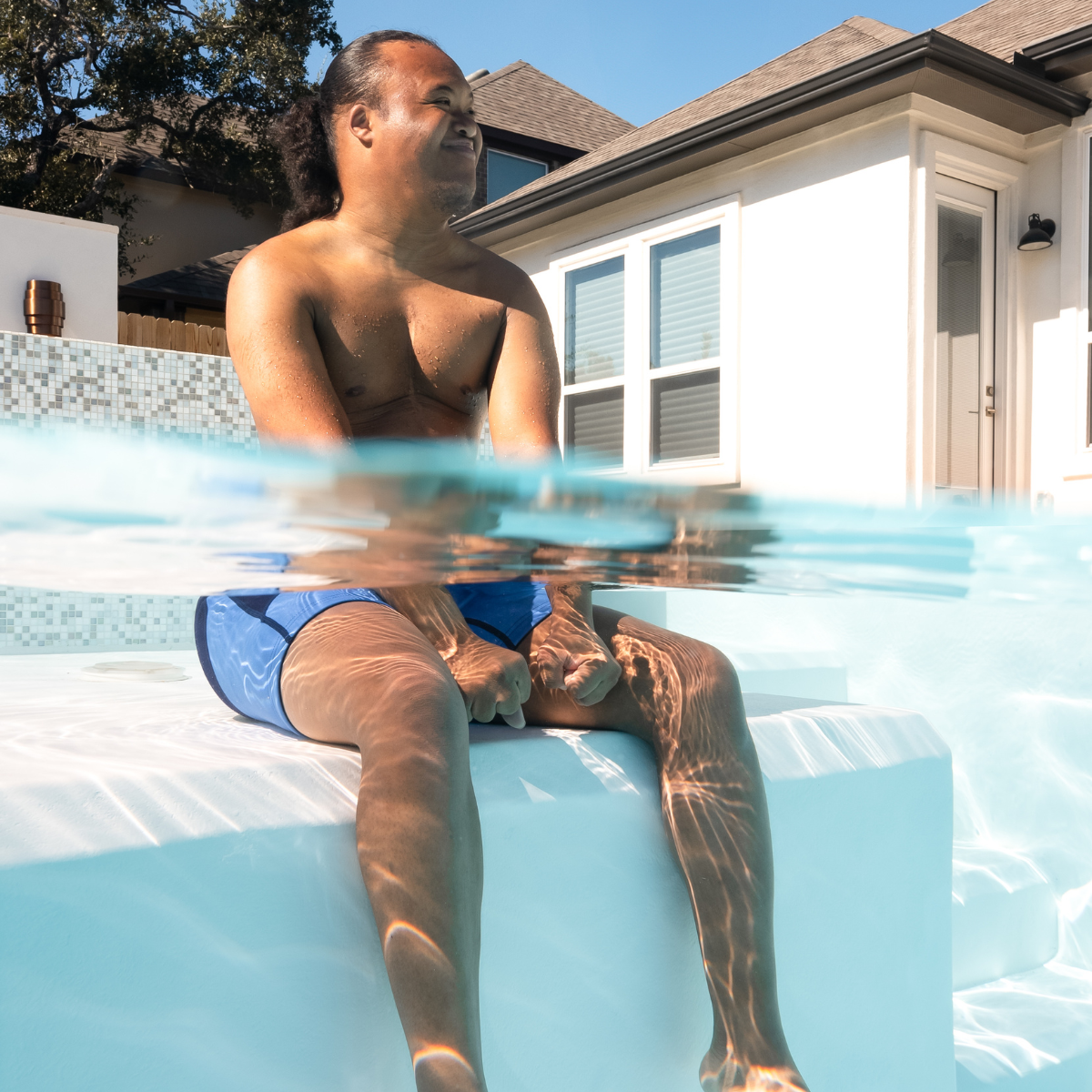 Splash Jammers Adult Navy/Light Blue