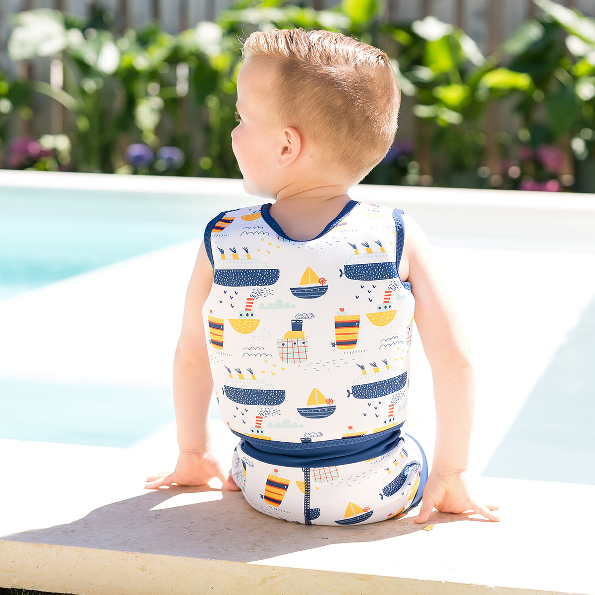 Go Splash Swim Vest Tug Boats