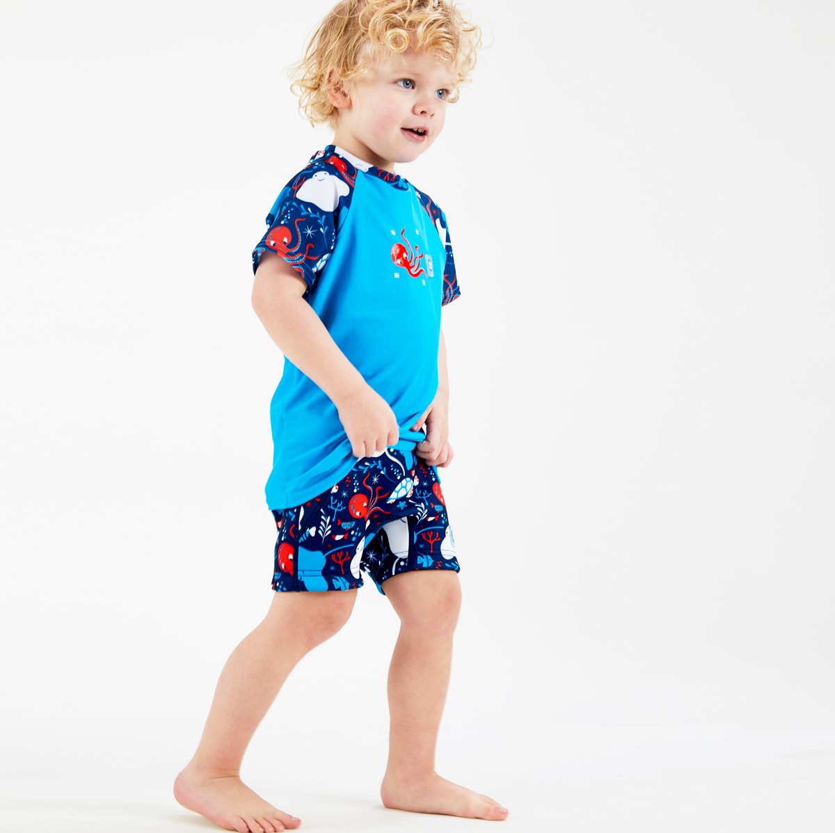 Short Sleeve Rash Vest Under the Sea