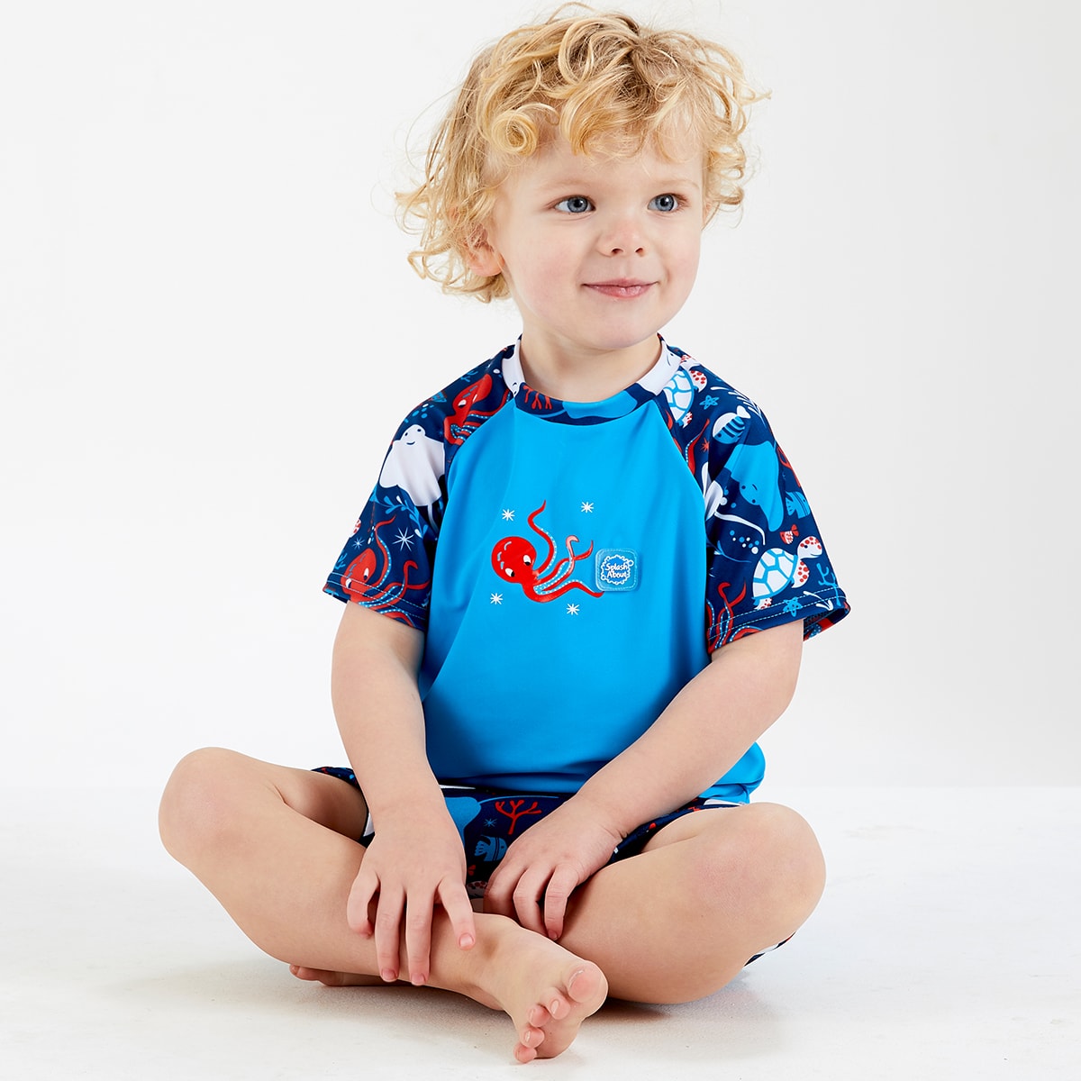 Short Sleeve Rash Vest Under the Sea