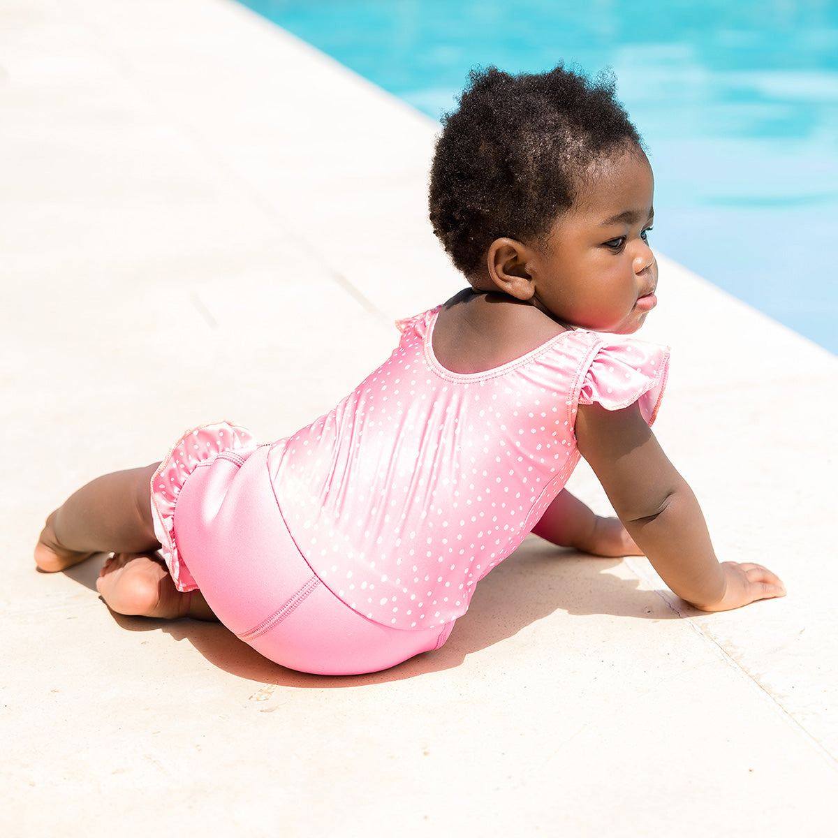 Happy Nappy™ Costume with Frills Pink Dotty