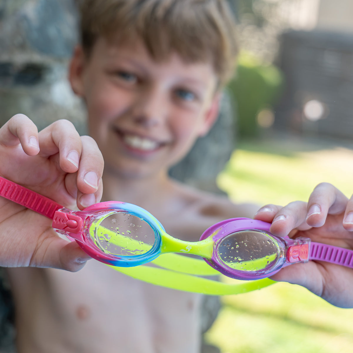 Infant Mahi Goggles Green & Pink 2-6 Years