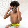 Junior Goggles Piranha Lime 6-14 Years