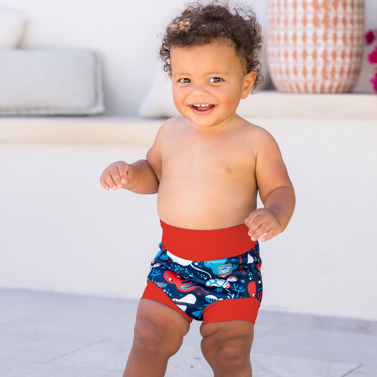 Happy Nappy Duo™ Under the Sea Red