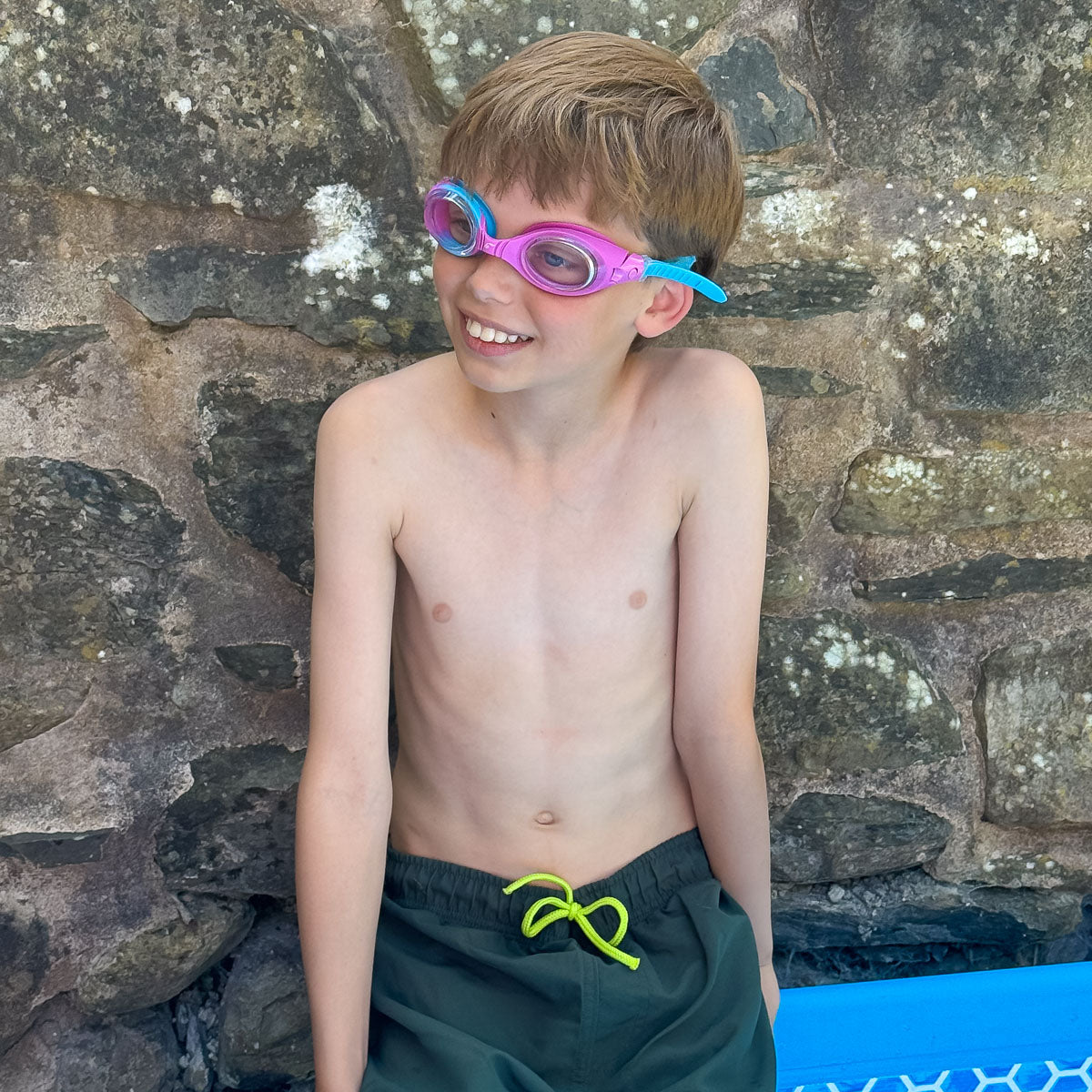 Junior Mahi Goggles Pink & Blue 6-14 Years