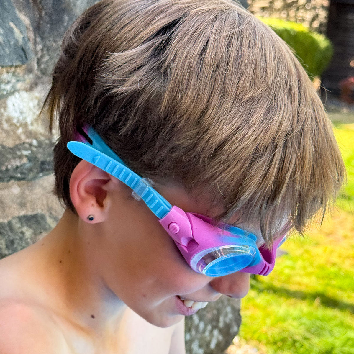 Junior Mahi Goggles Pink & Blue 6-14 Years
