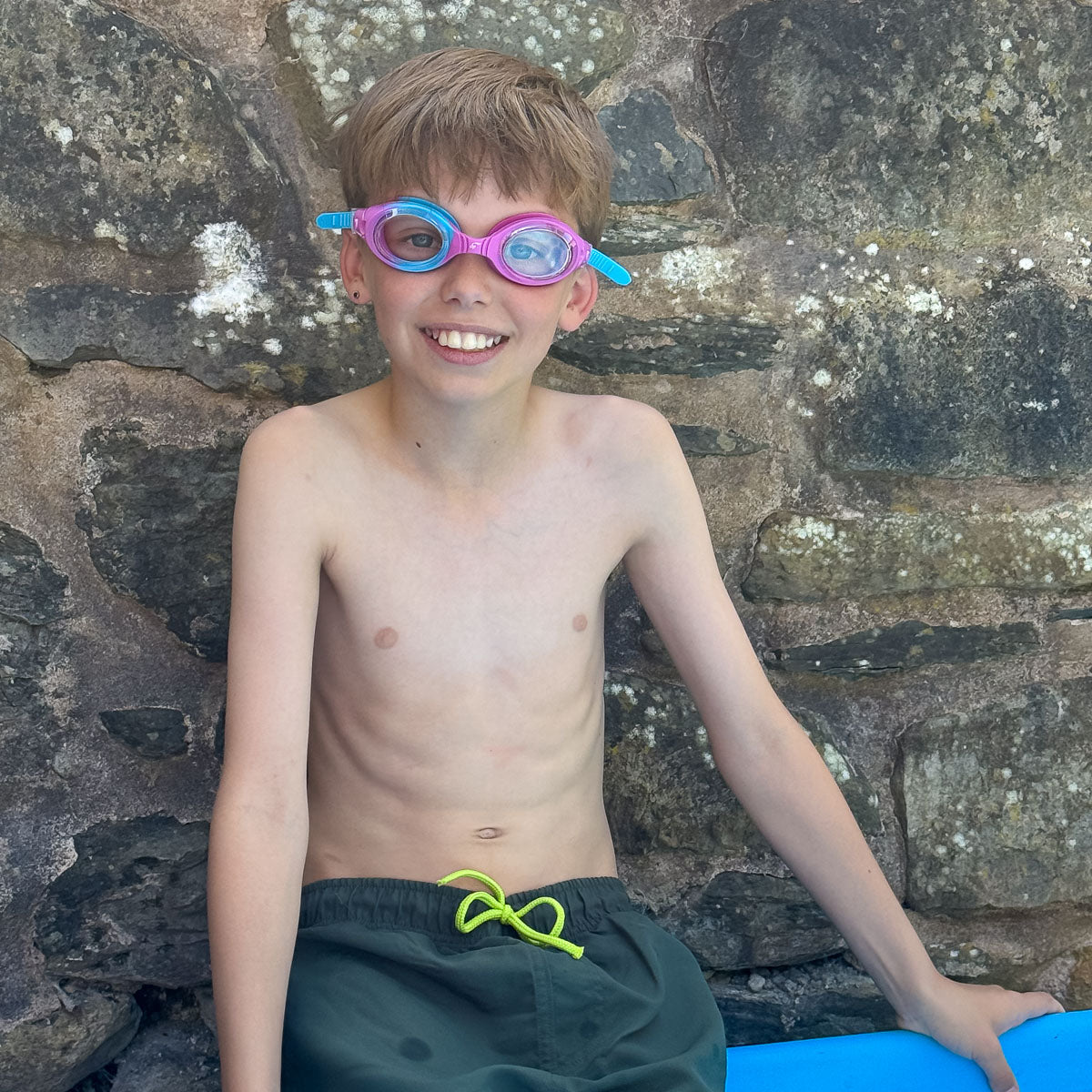 Junior Mahi Goggles Pink & Blue 6-14 Years