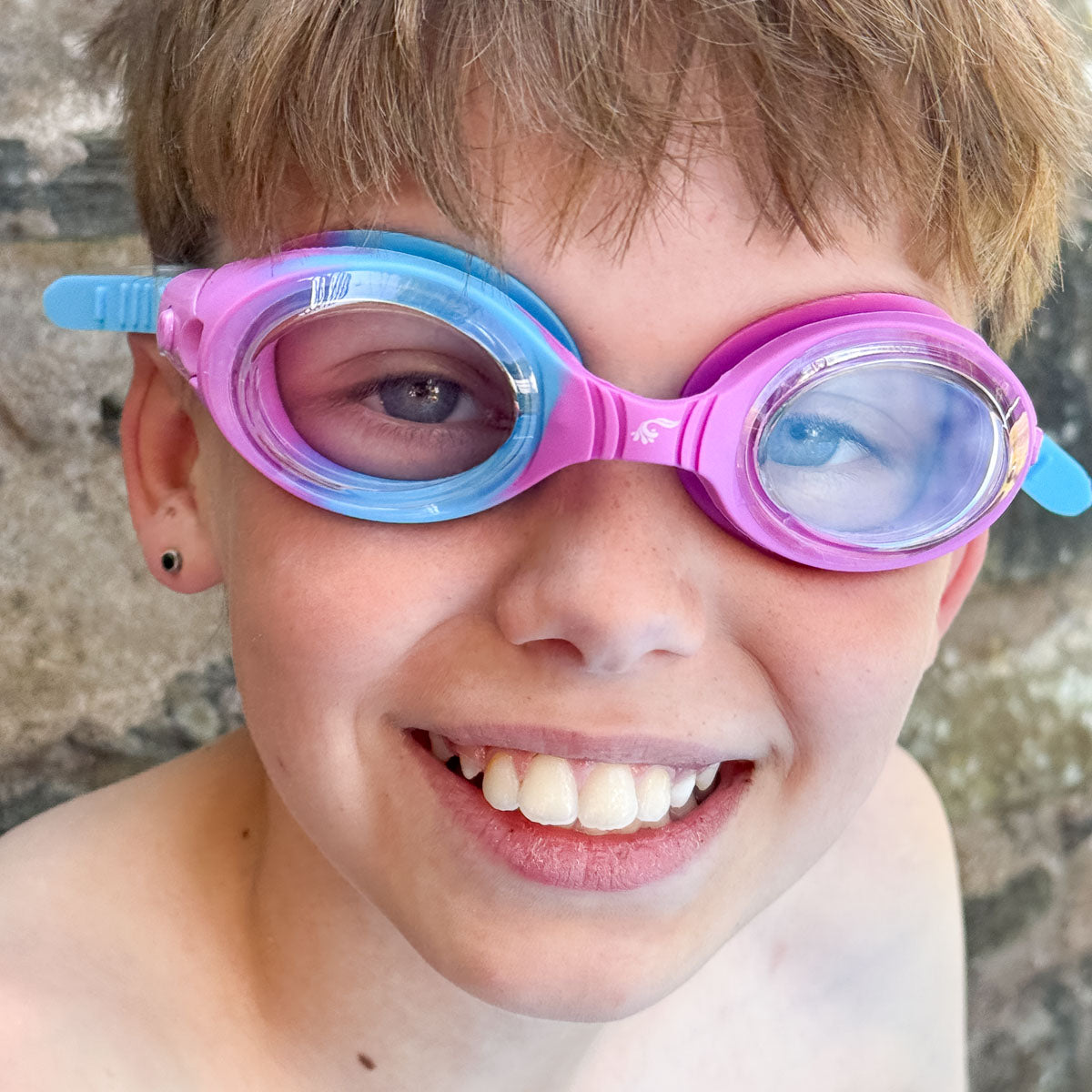 Junior Mahi Goggles Pink & Blue 6-14 Years