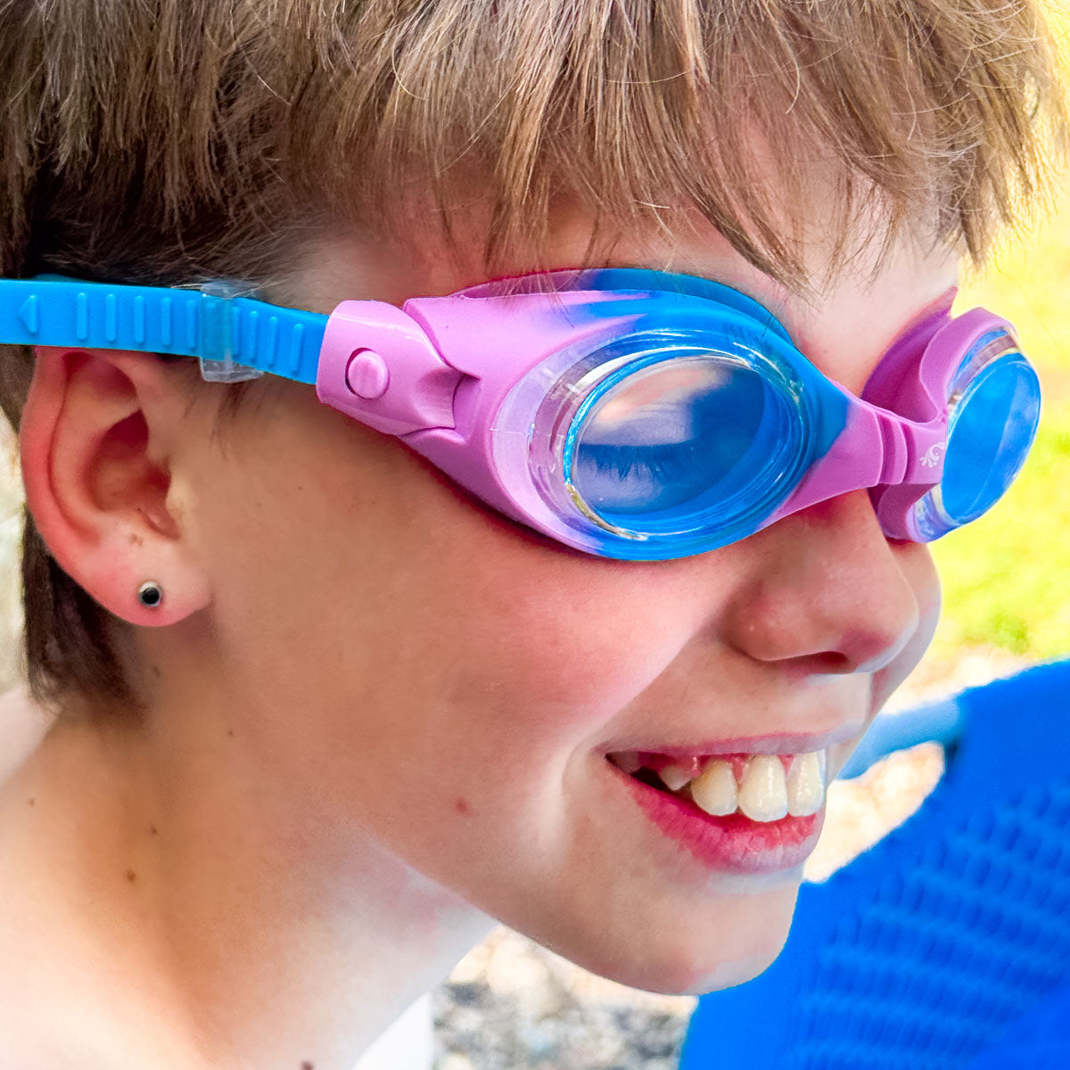 Junior Mahi Goggles Pink & Blue 6-14 Years