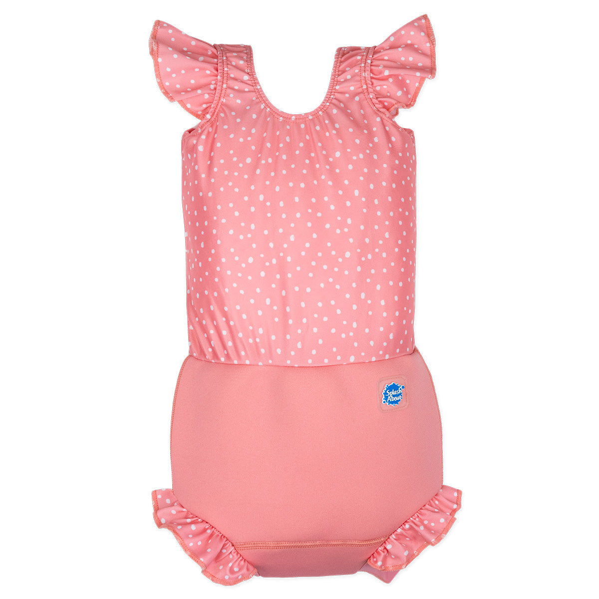 Happy Nappy™ Costume with Frills Pink Dotty