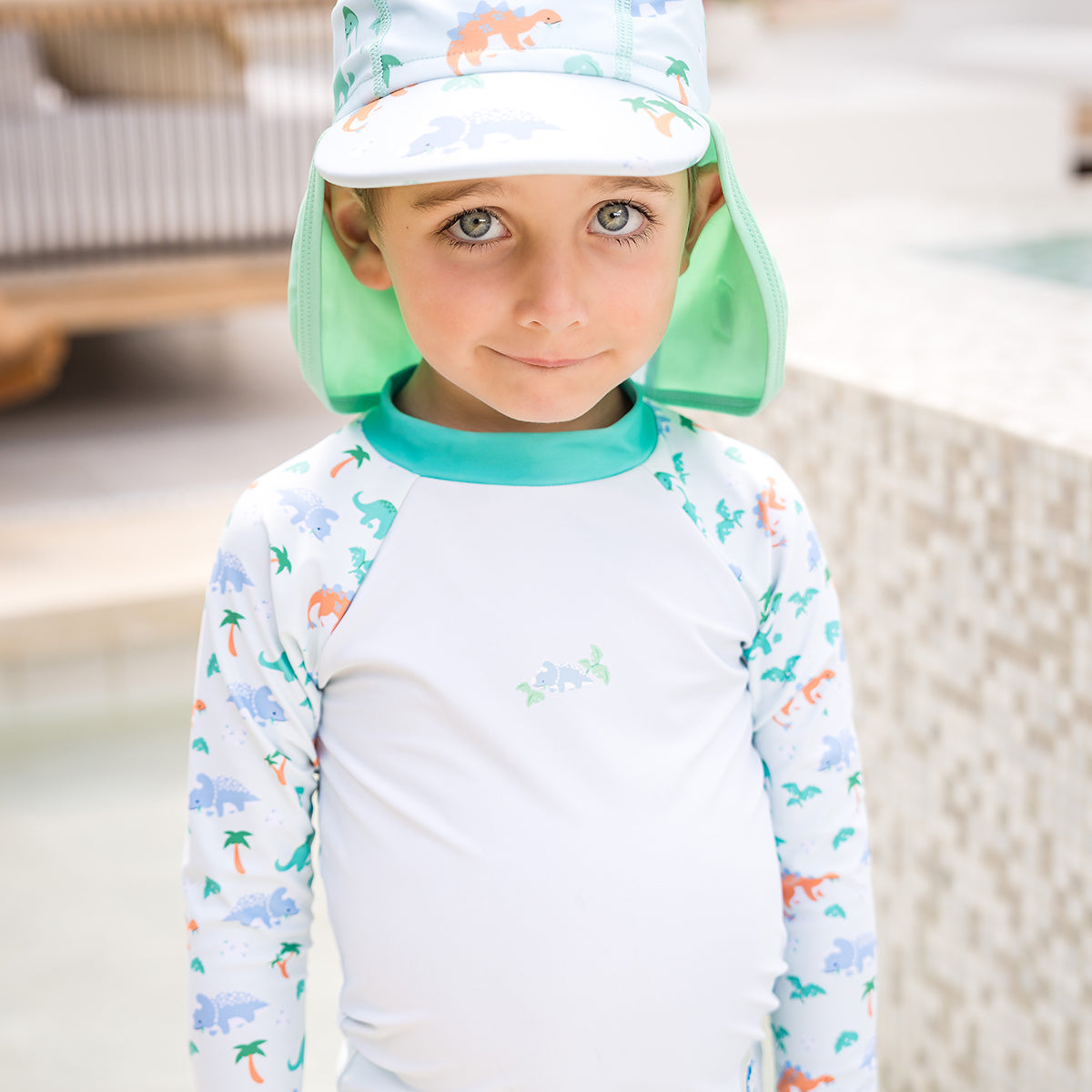 Long Sleeve Rash Vest Dippy Dinos
