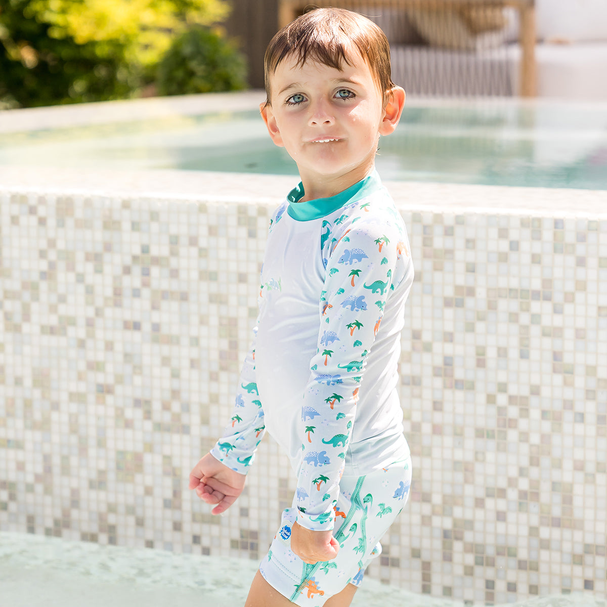 Long Sleeve Rash Vest Dippy Dinos
