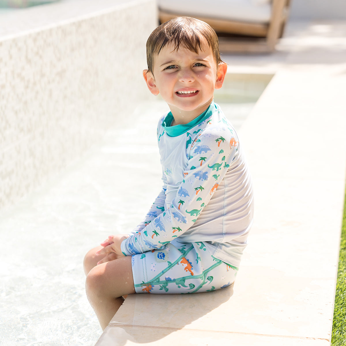 Long Sleeve Rash Vest Dippy Dinos