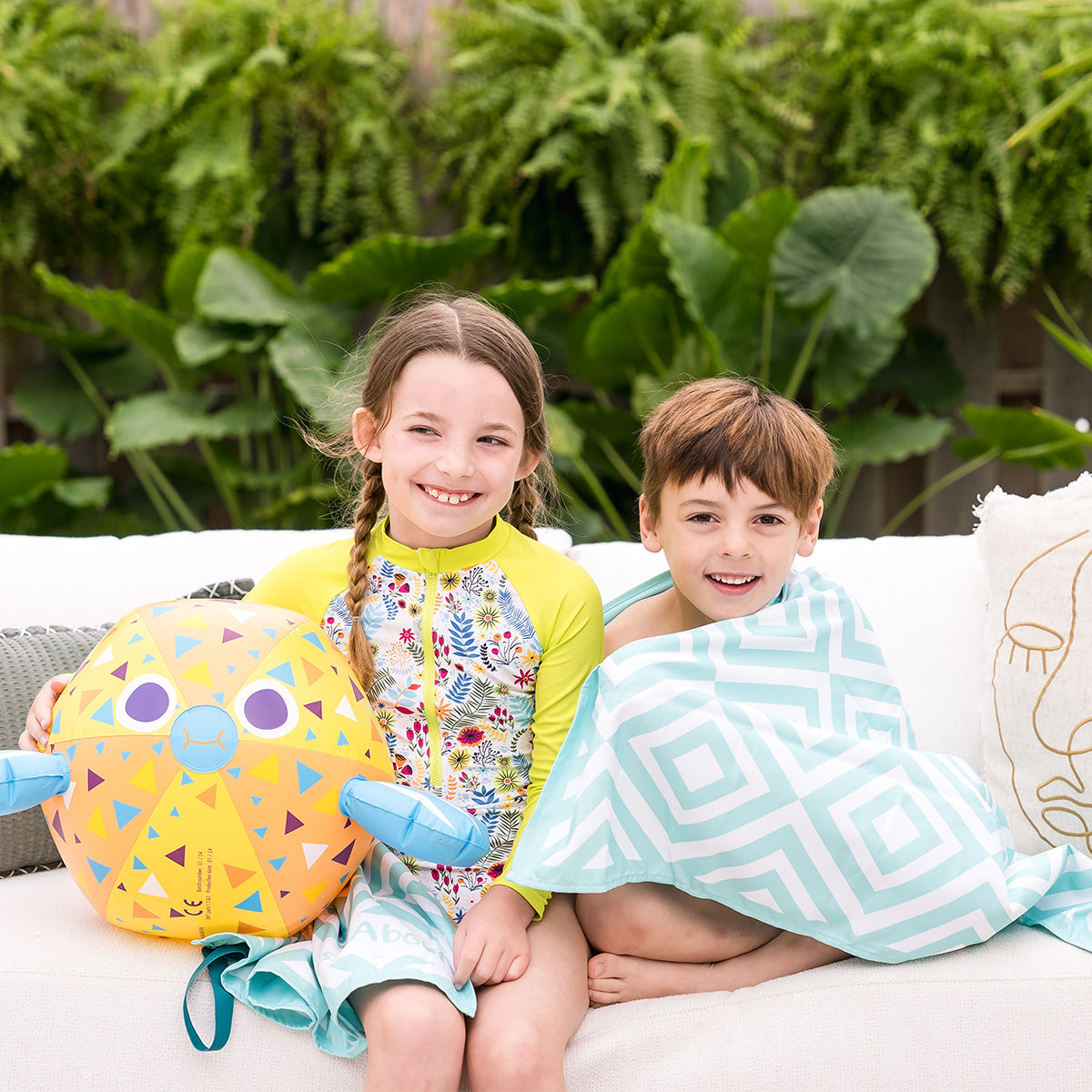 Pufferfish Beach Ball- Orange