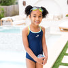 Girls Swimming Costumes & Goggles Bundle