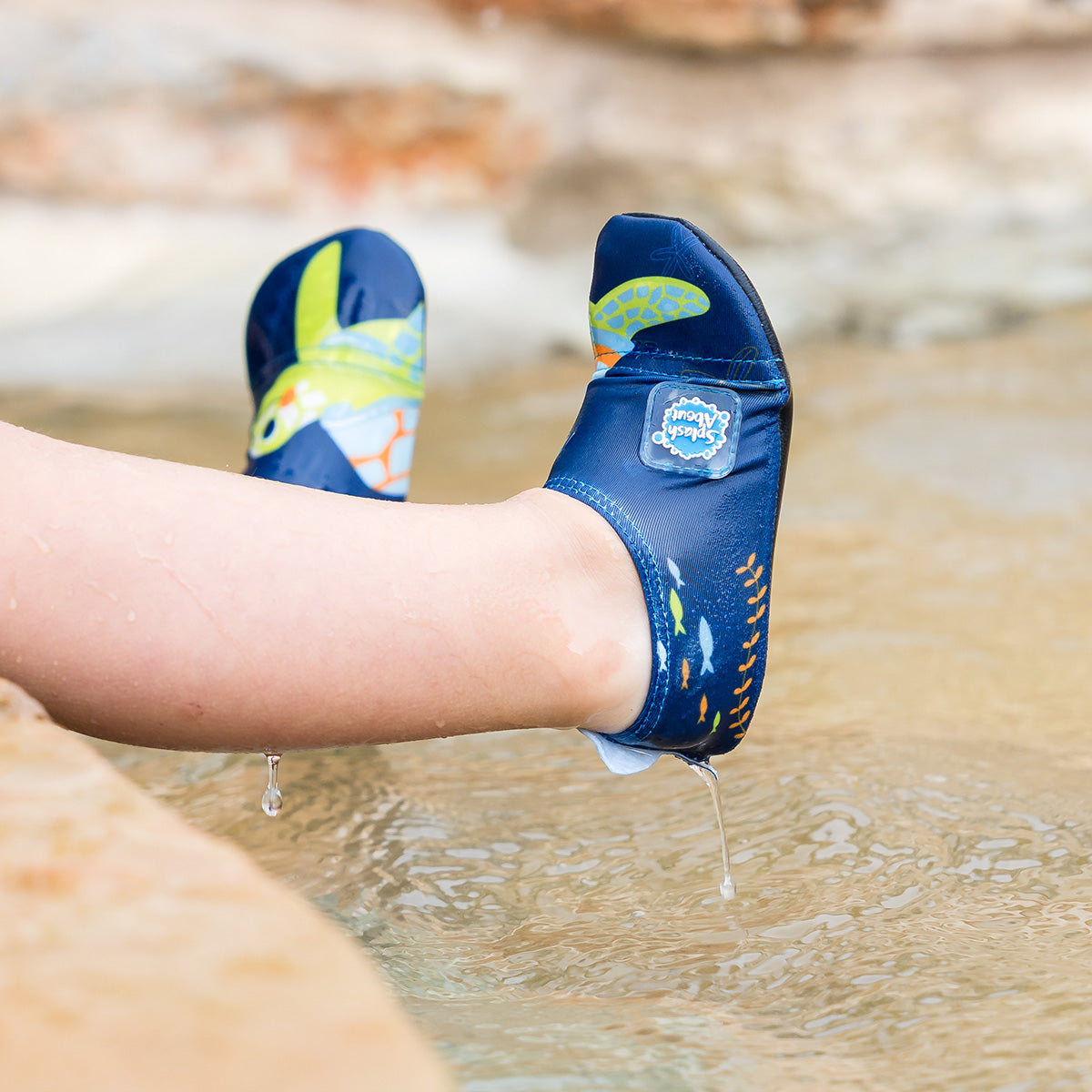 Kids Beach Shoes Turtle Tide