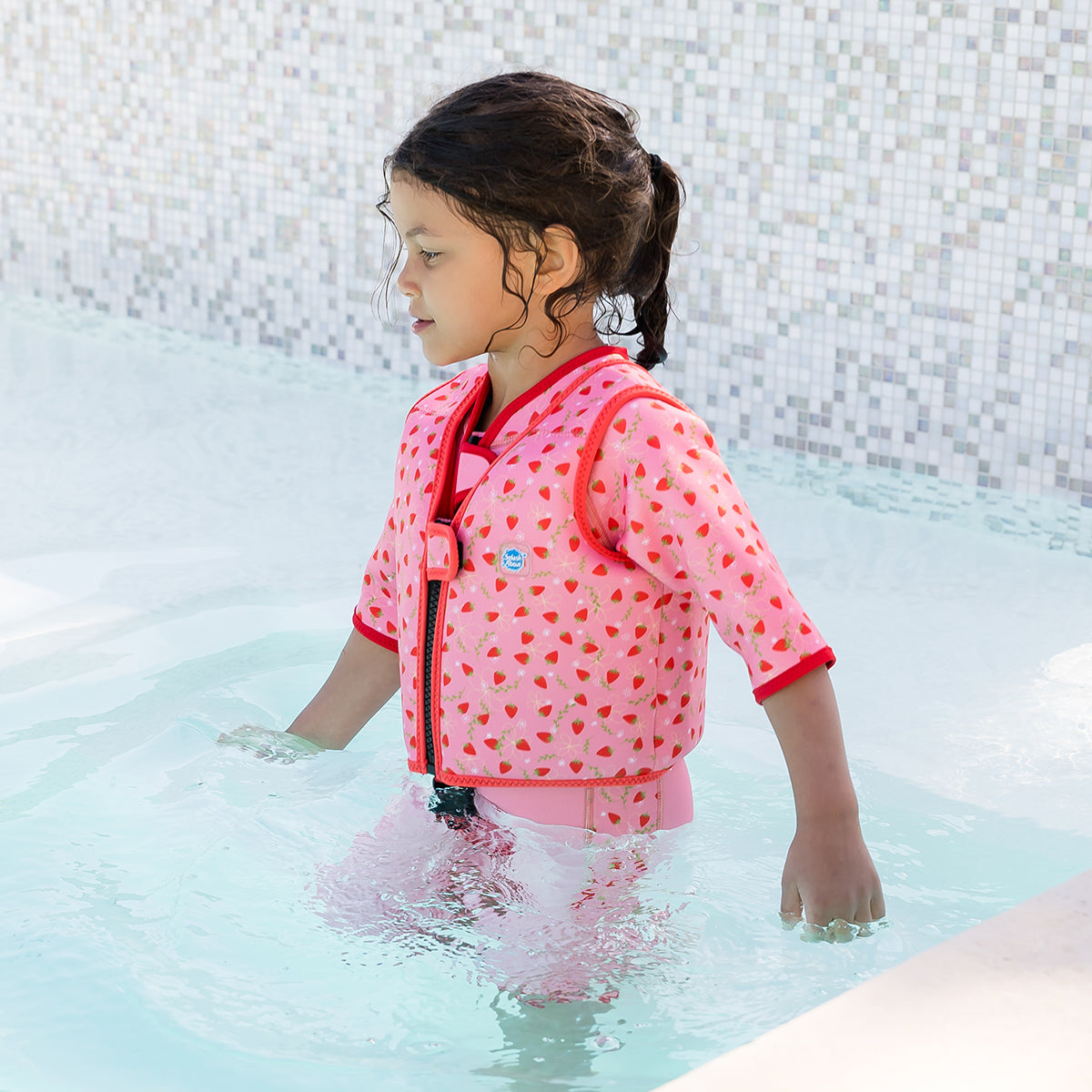 Go Splash Swim Vest Strawberry Field