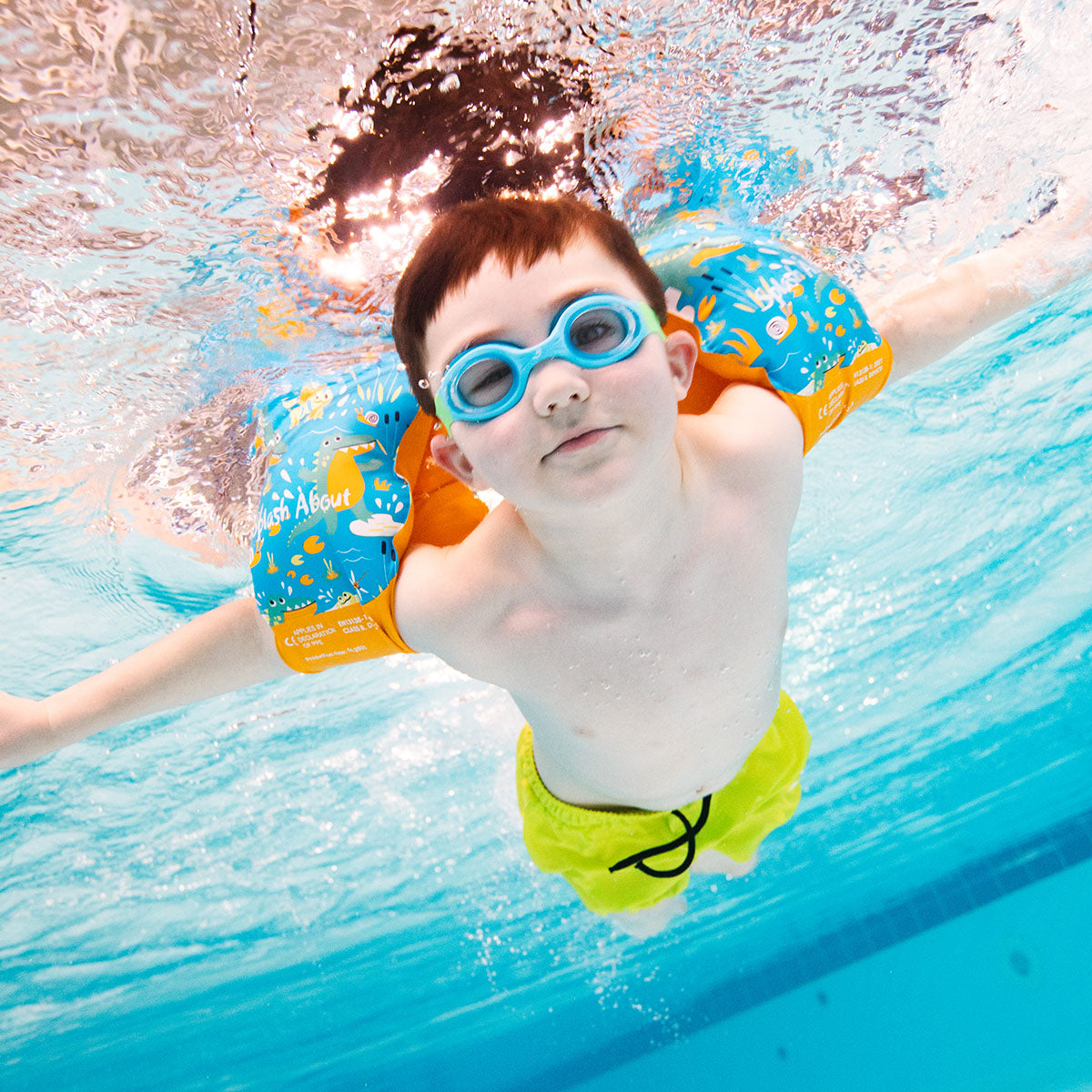 Infant Goggles Guppy Croc Blue  2-6 Years