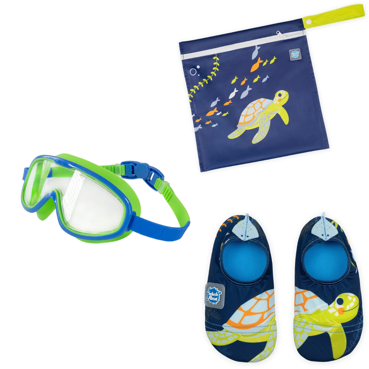 Wet Bag, Goggle & Beach Shoe Bundle
