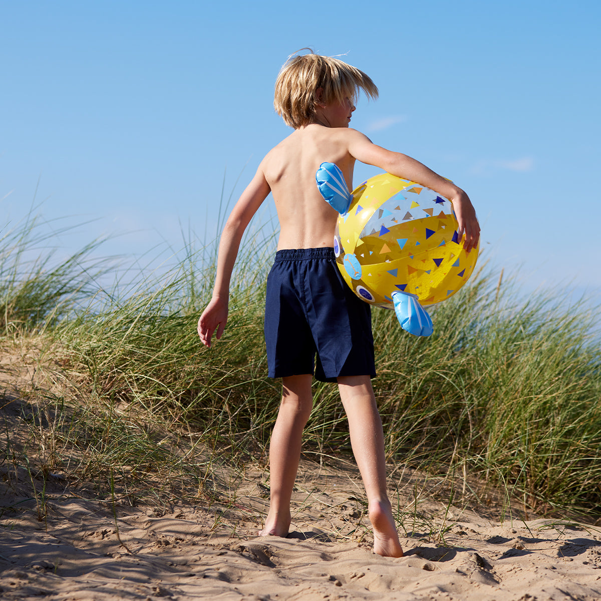 Boys Swim Shorts Plain Navy