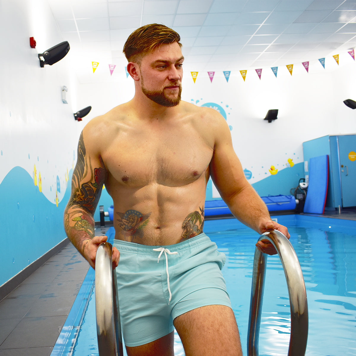Mens Swim Shorts Aruba Blue