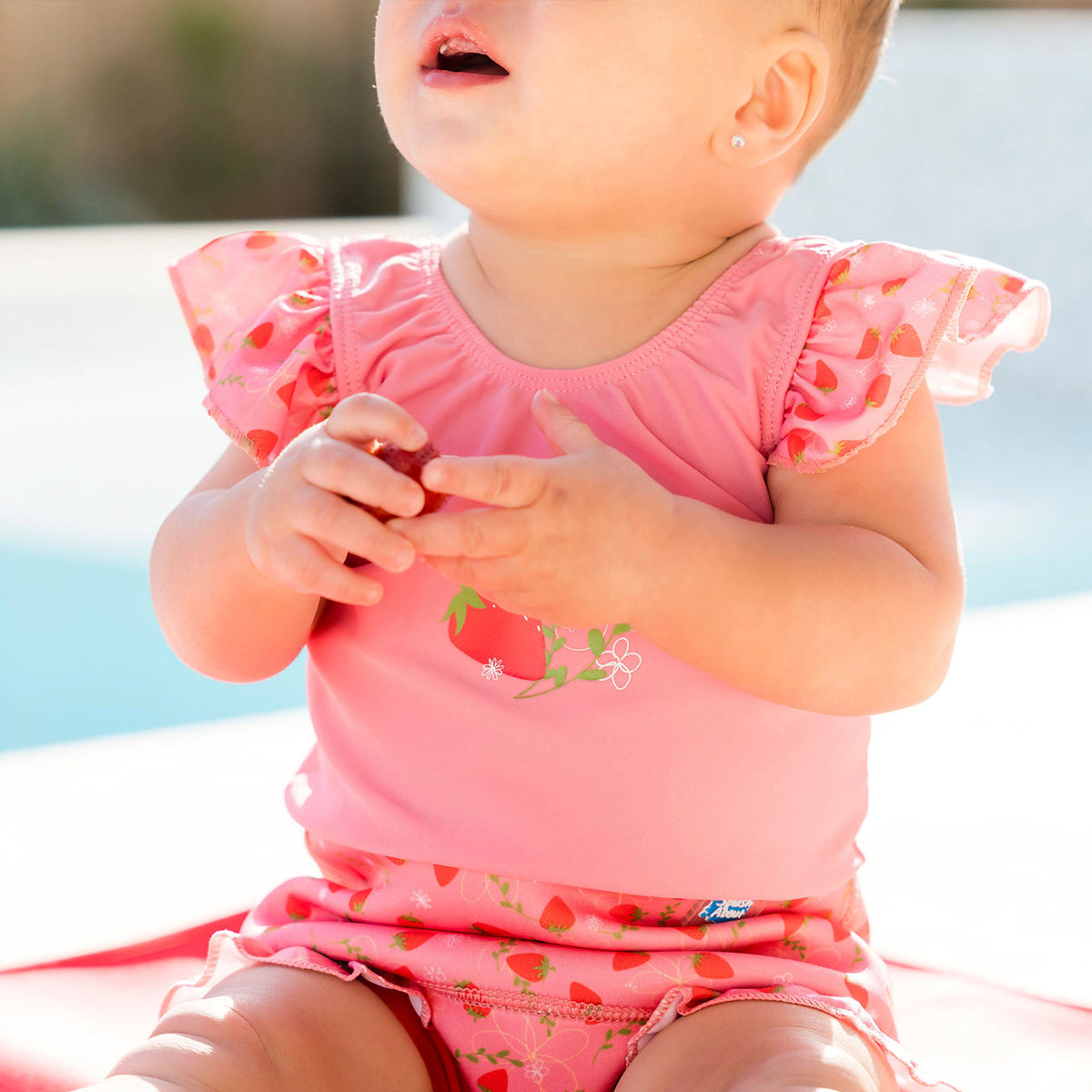 Happy Nappy™ Costume with Frills Strawberry Field