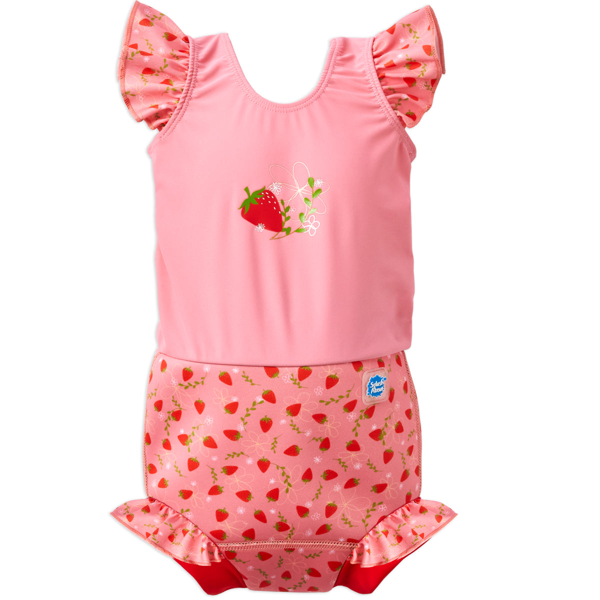 Happy Nappy™ Costume with Frills Strawberry Field