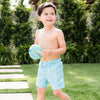 Boys Swim Shorts Shark Aruba Blue