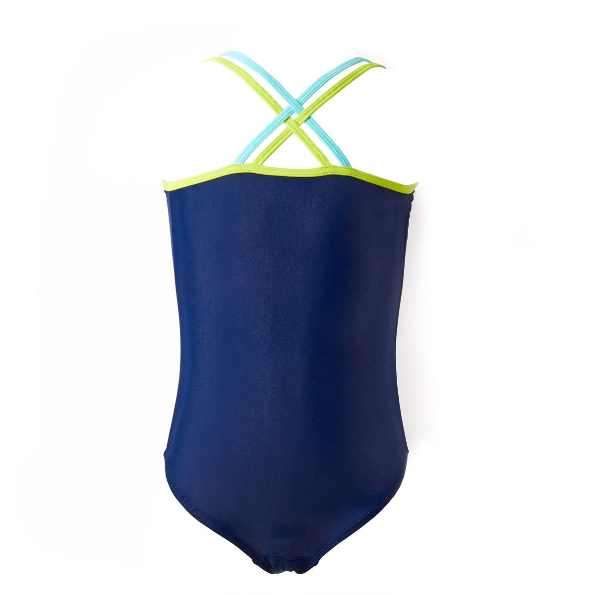 Girls Swimming Costume Sports Lime