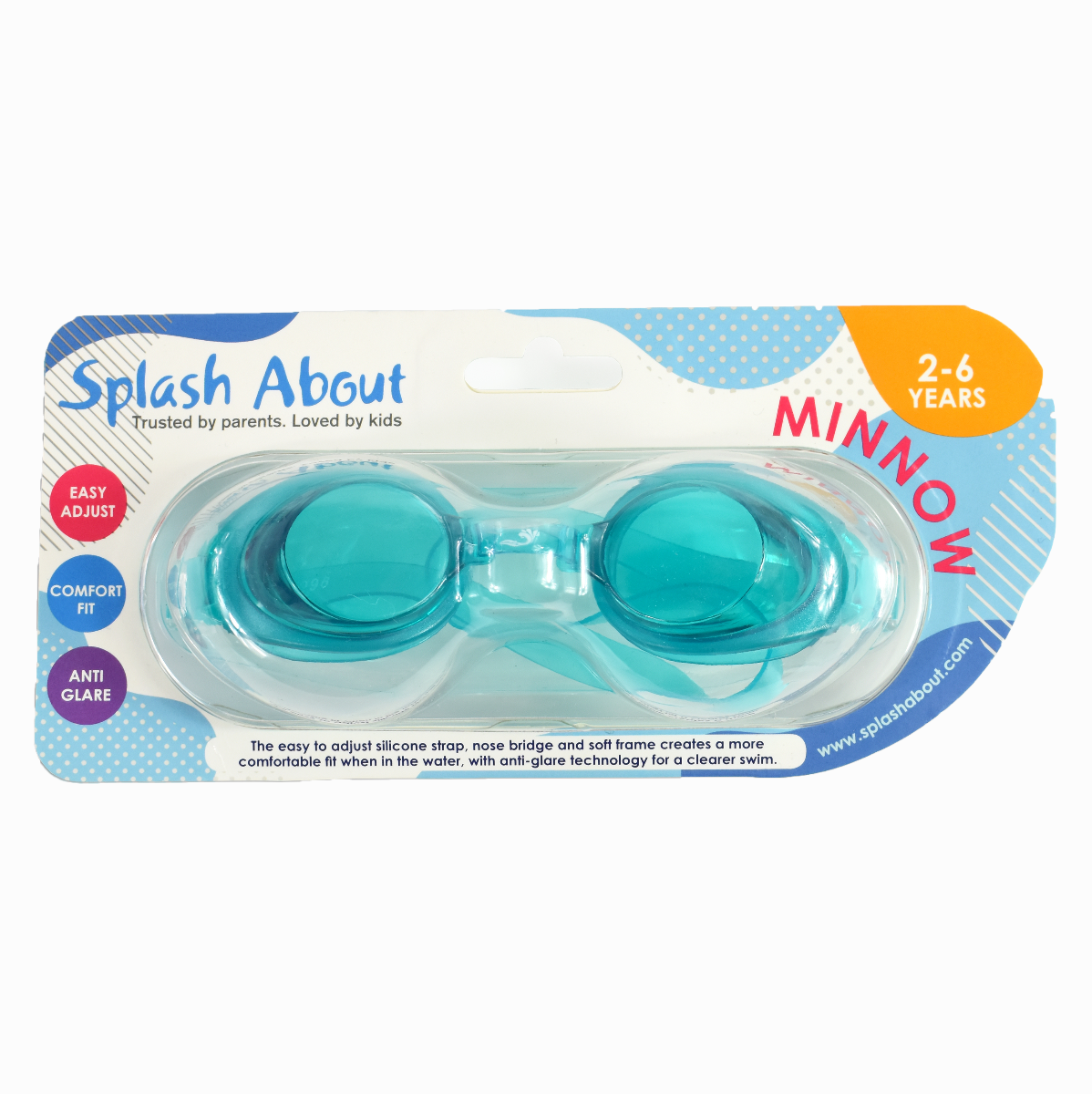 Infant Goggles Minnow Aqua  2-6 Years