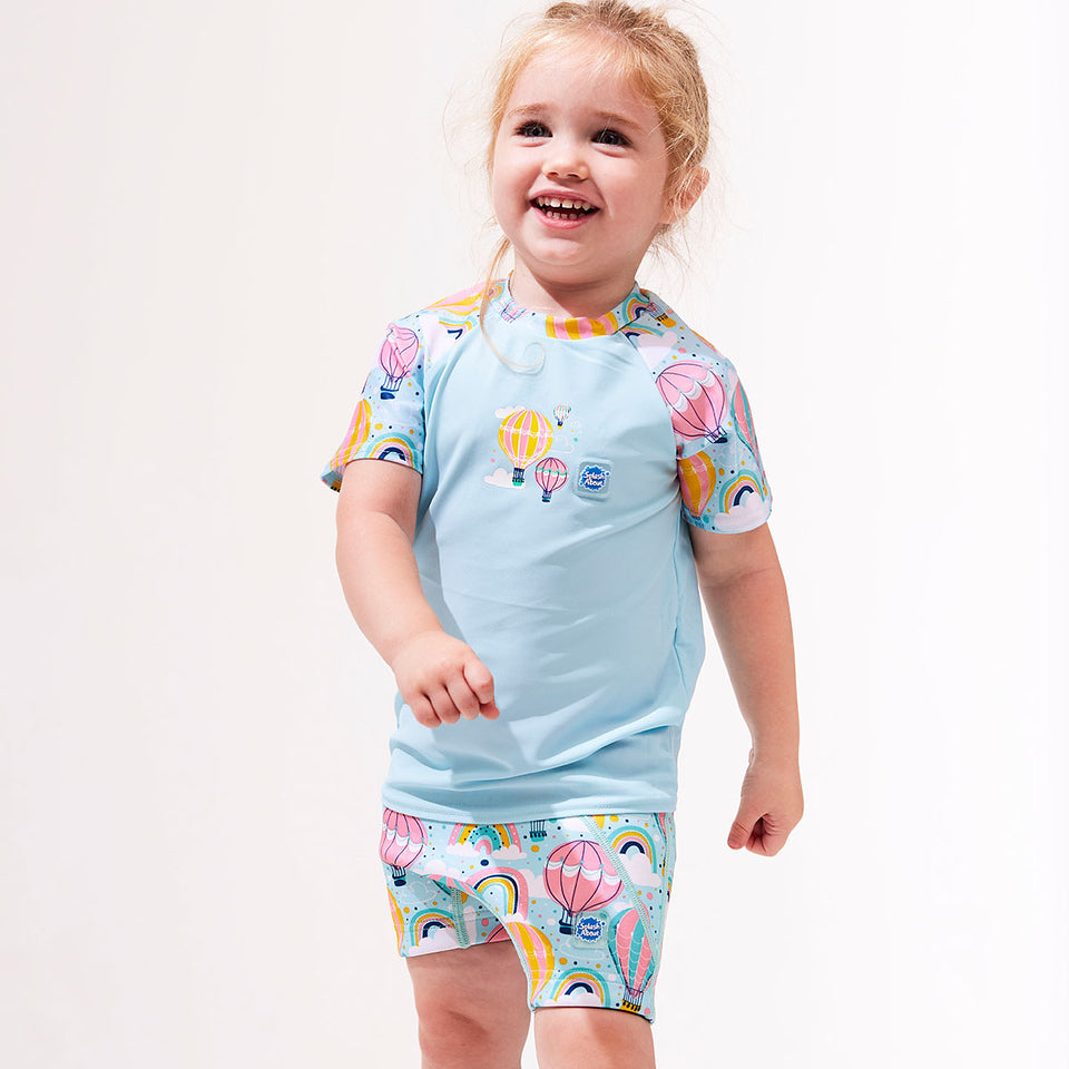 Short Sleeve Rash Vest Up and Away