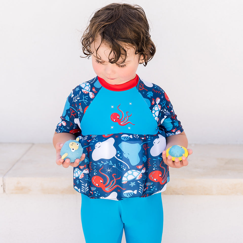 Sleeved Floatsuit Sea Life
