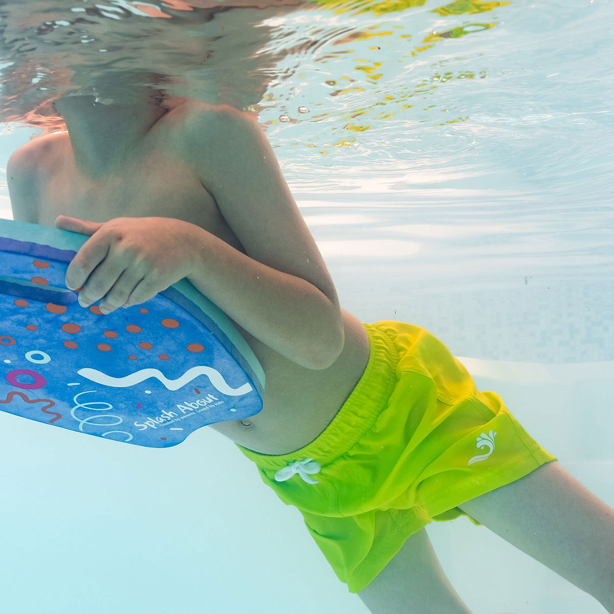 Boys Swim Shorts Lime