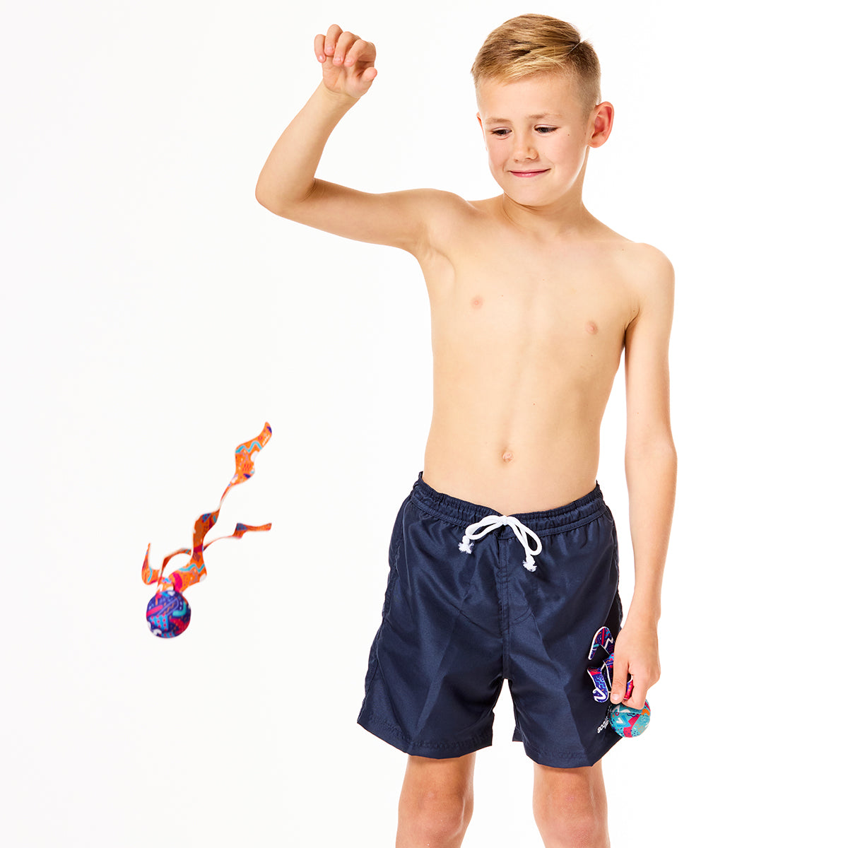 Boys Swim Shorts Plain Navy