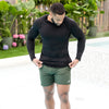 Mens Swim Shorts Forest Green