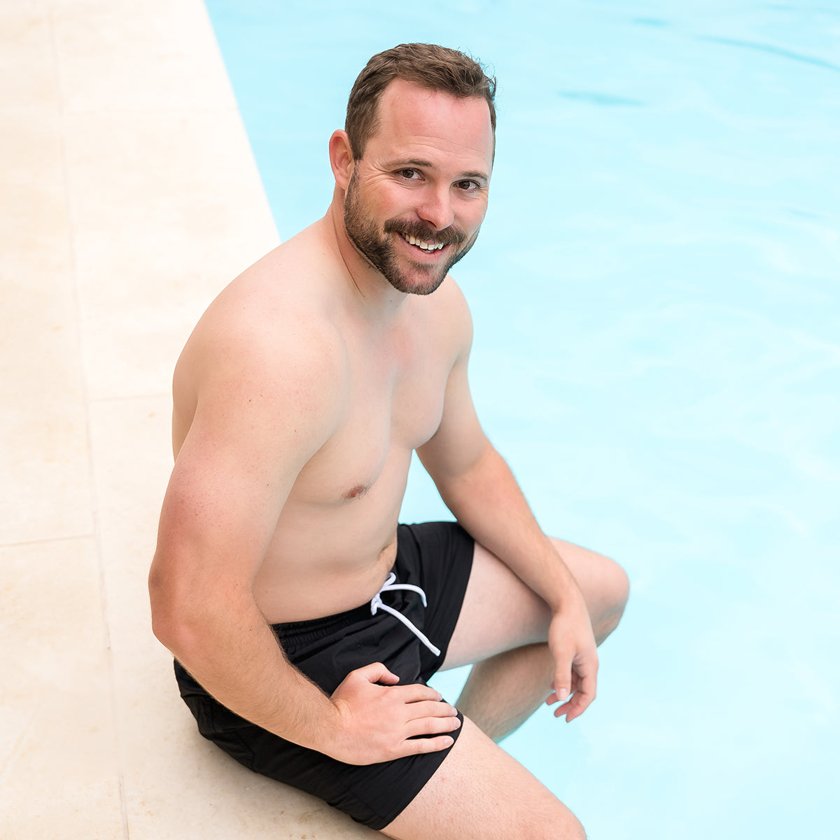 Mens Swim Shorts Black