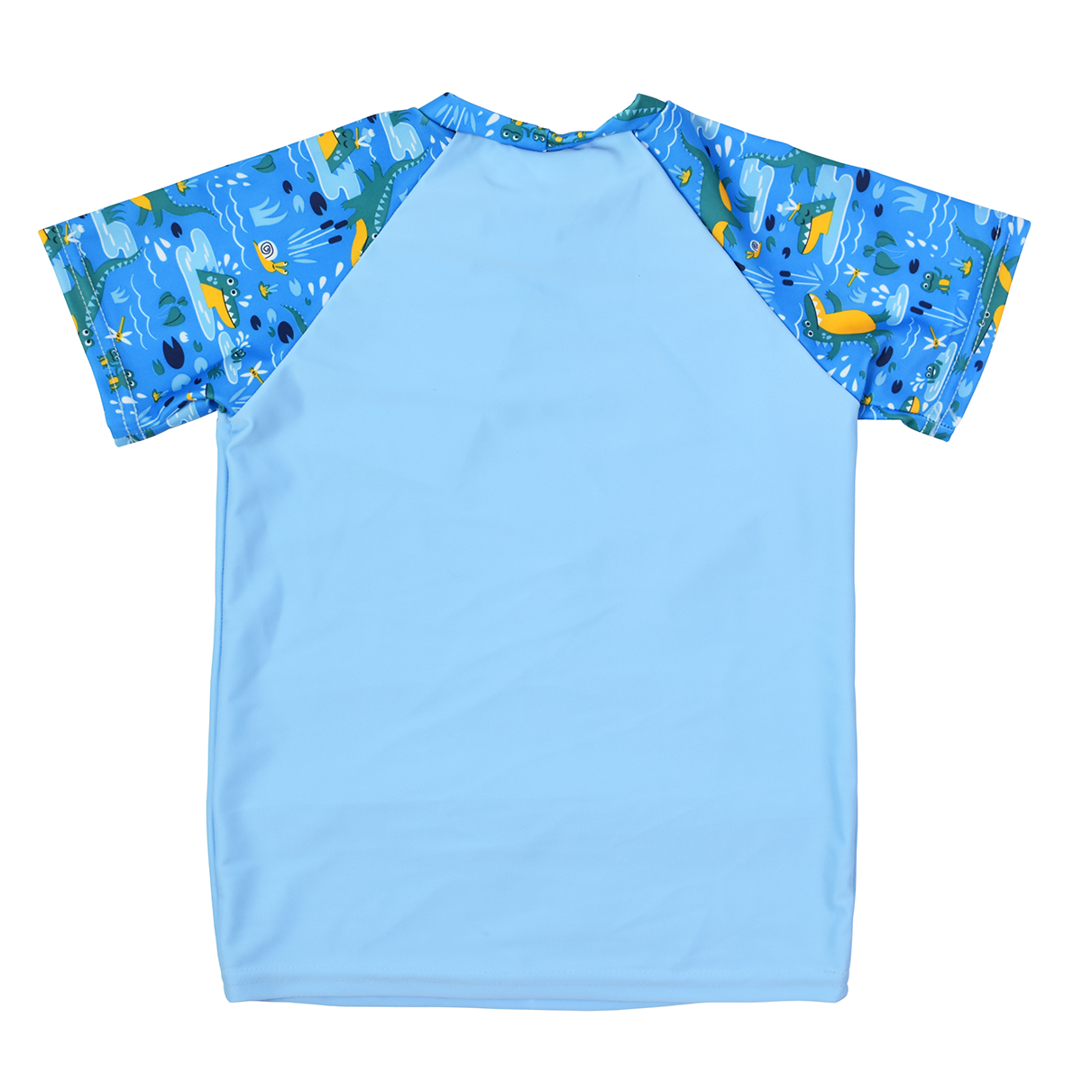 Short Sleeve Rash Vest Crocodile Swamp