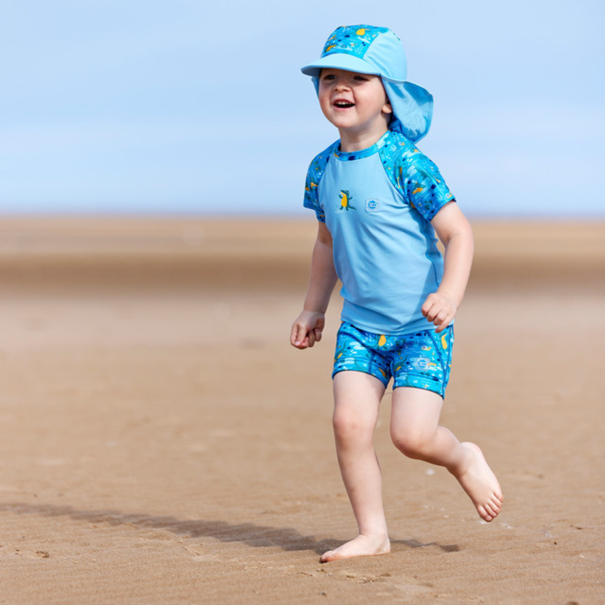 Short Sleeve Rash Vest Crocodile Swamp